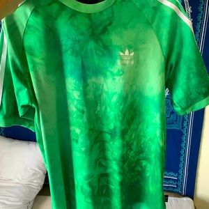 adidas mix green shirt Pharrell Williams x Adidas